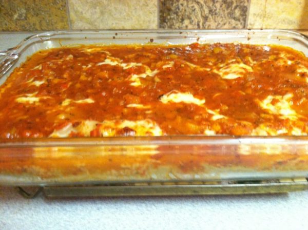 Kale Ricotta Cannelloni