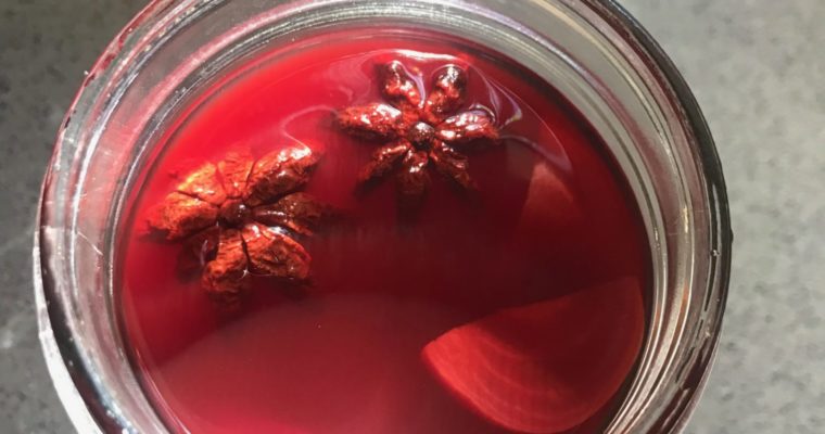 Pickled Beets with Red Wine