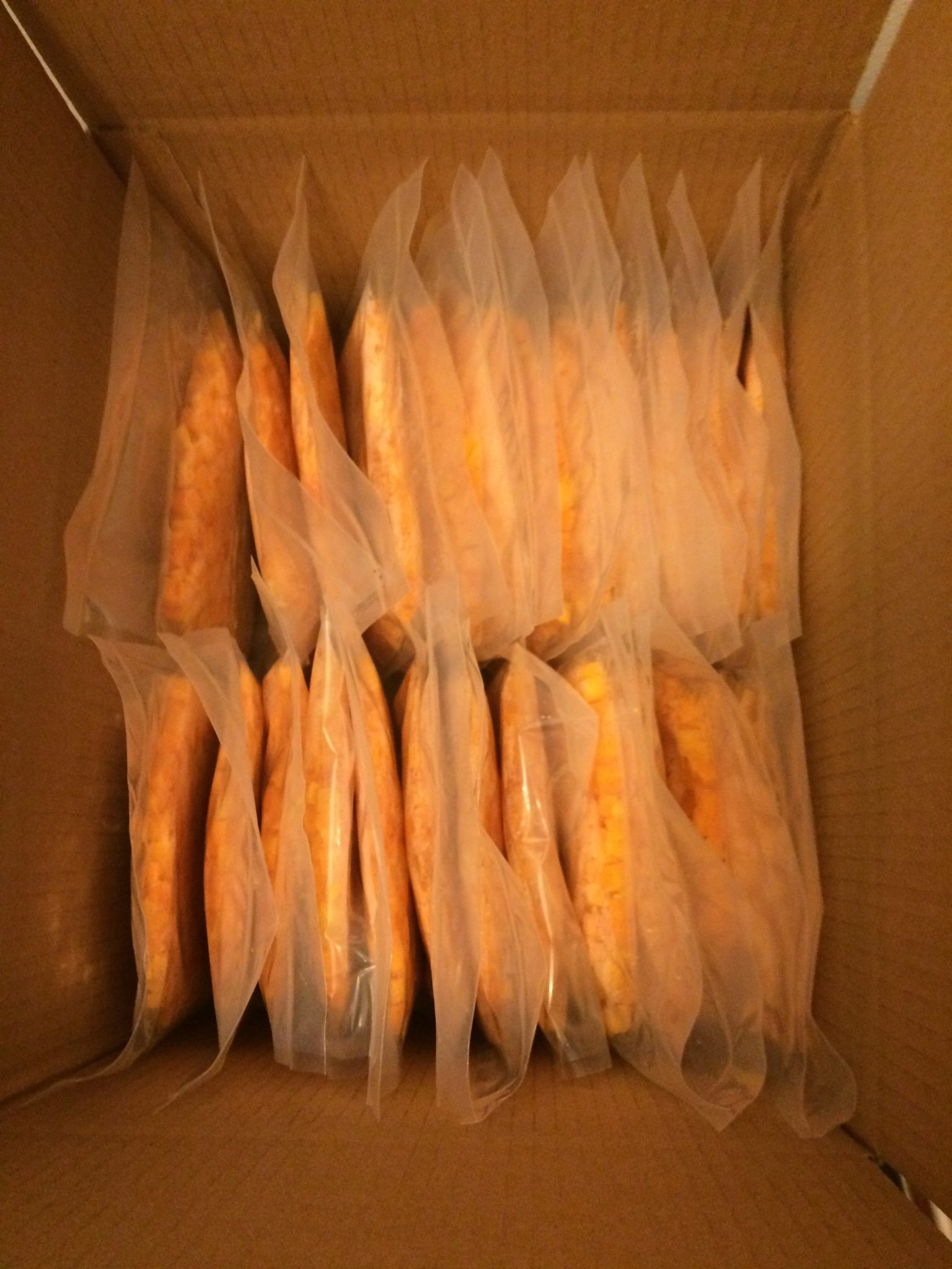 diced butternut squash bagged and boxed